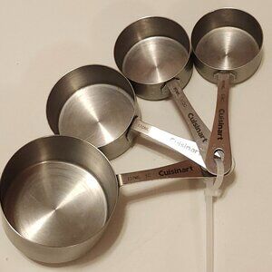 Cuisinart 4-Pieces Stainless Steel Measuring Cup Set